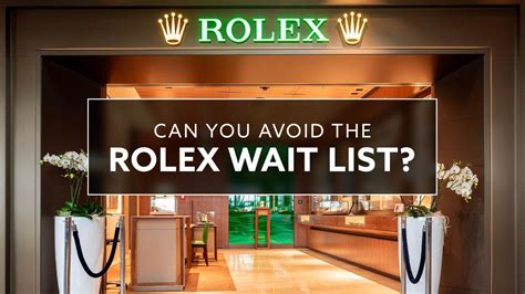 rolex waiting list uk